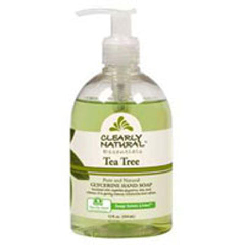 Clearly Natural, Liquid Soap with Pump Tea Tree, 12 Oz Clearly Natural