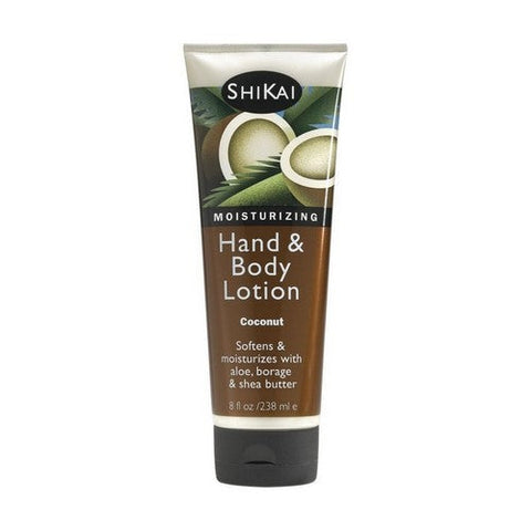 Shikai, Moisturizing Hand And Body Lotion Coconut, 8 Oz Shikai