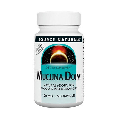 Source Naturals, Mucuna Dopa, 100 Mg, 60 vegi caps Source Naturals