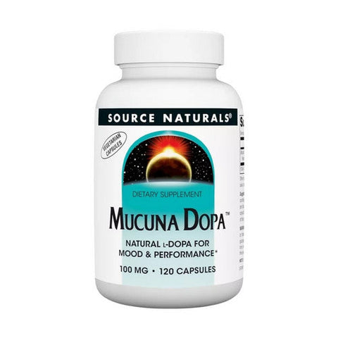 Source Naturals, Mucuna Dopa, 100 Mg, 120 vegi caps Source Naturals