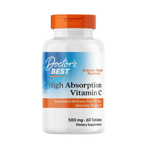 Doctors Best, High Absorption Vitamin C, 500 Mg, 60 Tablets Doctors Best