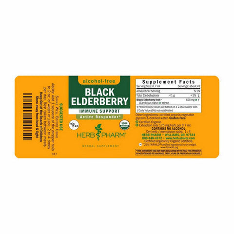 Herb Pharm, Black Elderberry Extract, 4 OZ Herb Pharm