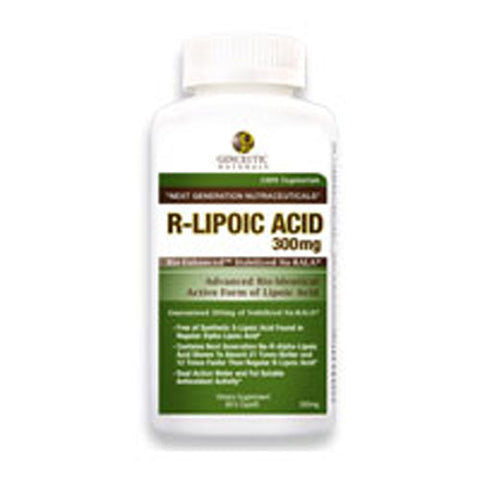 Genceutic Naturals, Natural R-Lipoic Acid, 300 Mg, 60 Caps Genceutic Naturals