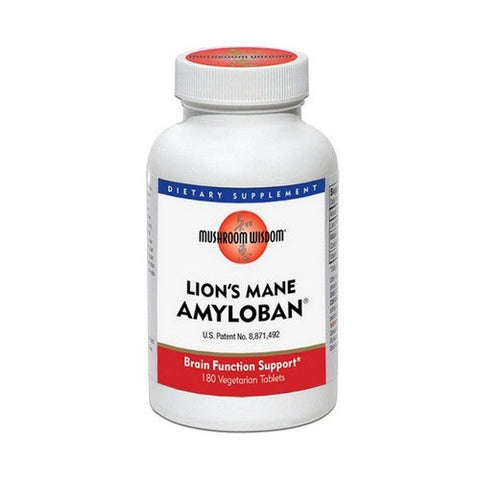 Maitake Mushroom Wisdom, Amyloban Lion's Mane, 180 Tabs