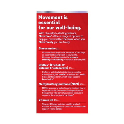 Schiff/Bio Foods, Move Free Advanced Plus MSM, Vitamin D 80 Tabs Schiff