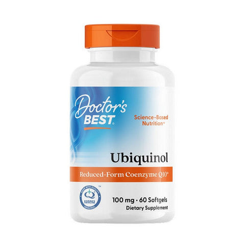Doctors Best, Ubiquinol With Kaneka, 100 Mg, 60 Softgels Doctors Best