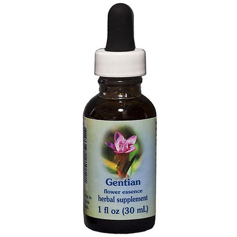 Flower Essence Services, Gentian Dropper, 1 oz Flower Essence Services