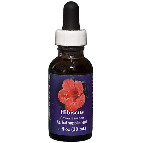 Flower Essence Services, Hibiscus Dropper, 1 oz Flower Essence Services