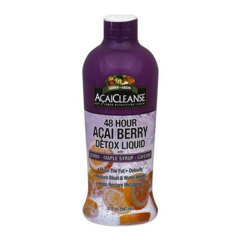 Garden Greens, Acai Cleanse, 48 Hour Detox 32 oz
