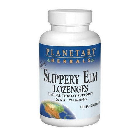 Planetary Herbals, Slippery Elm Lozenges, 24 Count Planetary Herbals