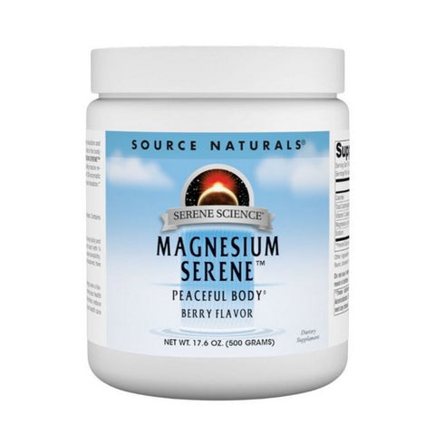 Source Naturals, Magnesium Serene, Berry Flavor 500 gm Source Naturals