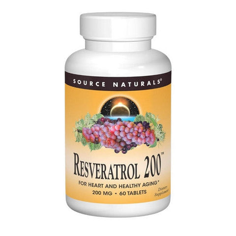 Source Naturals, Resveratrol, 200 mg, 60 Tabs Source Naturals