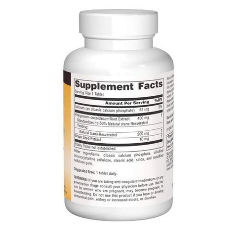 Source Naturals, Resveratrol, 200 mg, 60 Tabs Source Naturals