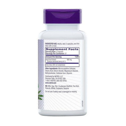 Natrol, Acai, 900 Mg, 75 Caps Natrol
