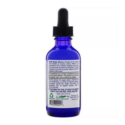 Eidon Ionic Minerals, Multiple Mineral Liquid Concentrate, 2 Oz Eidon Ionic Minerals