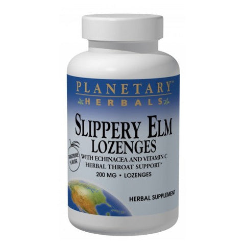Planetary Herbals, Slippery Elm Lozenge, Echinacea and Vitamin C 200 lozenges Planetary Herbals