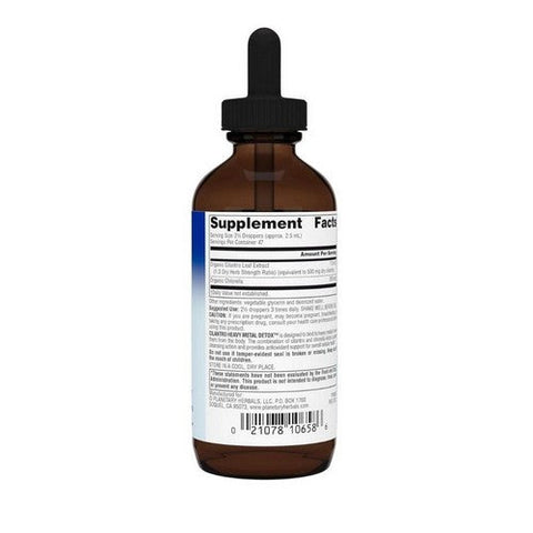 Planetary Herbals, Cilantro Metal Detox Liquid with Chlorella, 4 oz