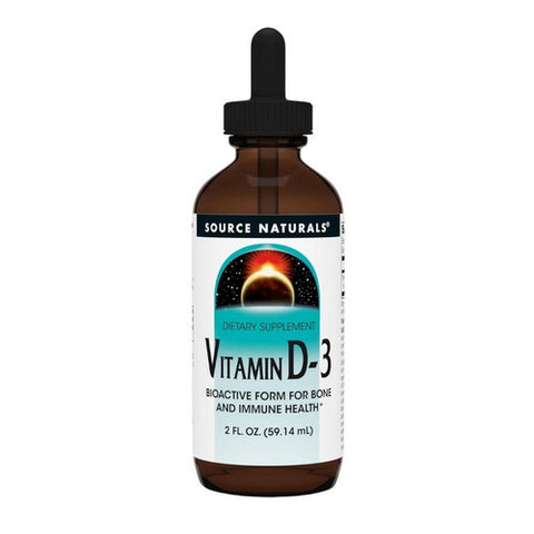 Source Naturals, Vitamin D-3 Liquid, 2 fl oz Source Naturals
