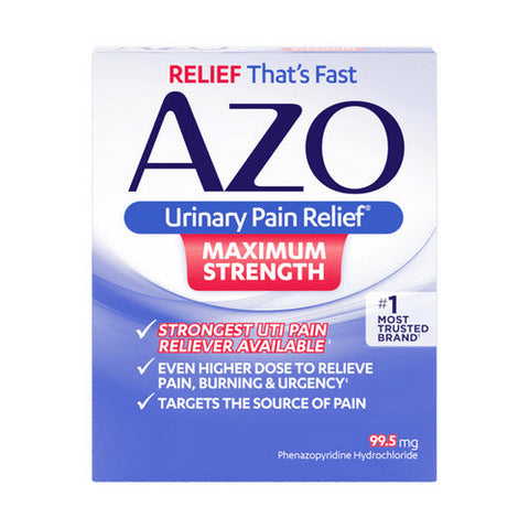 Azo, Urinary Pain Relief Maximum Strength, 12 Tabs