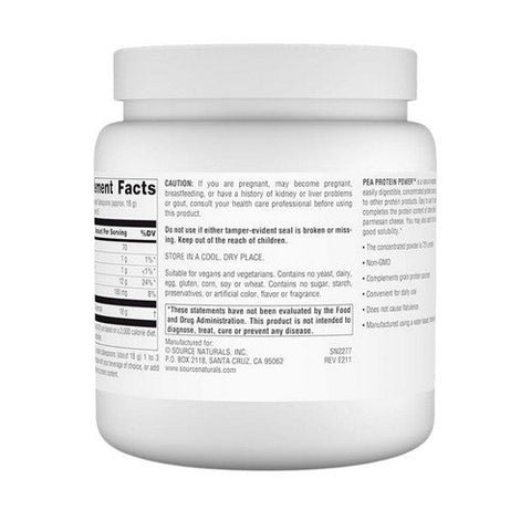 Source Naturals, Pea Protein Power, 1 lb Source Naturals