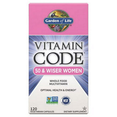 Garden of Life, Vitamin Code 50 And Wiser Women'S Multi, 120 Caps Garden of Life