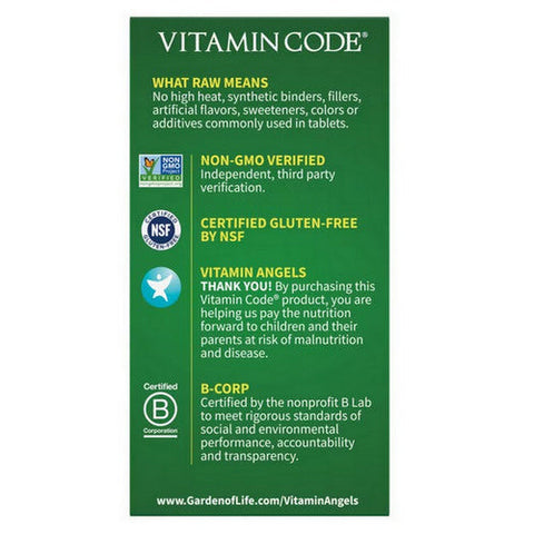 Garden of Life, Vitamin Code, Raw Calcium 120 Caps Garden of Life