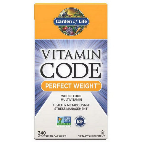 Garden of Life, Vitamin Code, Perfect Weight Formula 240 Caps Garden of Life