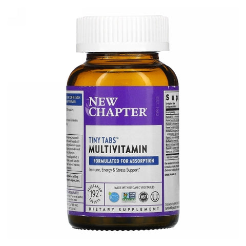 New Chapter, Tiny Tabs Multivitamin, 60 Vegetarian Tabs New Chapter
