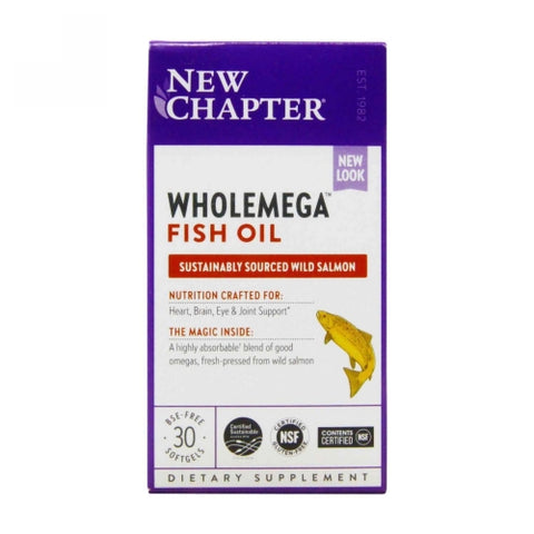 New Chapter, Wholemega, 1000 mg, 30 Softgels New Chapter