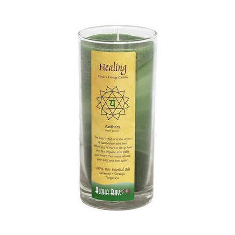 Aloha Bay, Chakra Candle Jar Healing Lavendin, 11 Oz