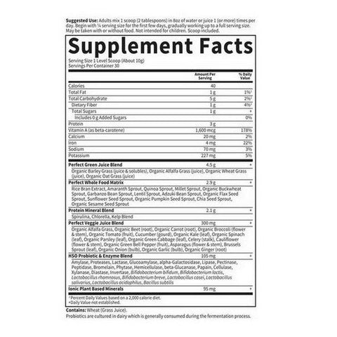 Garden of Life, Perfect Food, 10.58 Oz Garden of Life