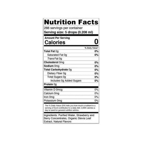 Sweetleaf Stevia, SweetLeaf Liquid Stevia, Berry 2 oz Sweetleaf Stevia