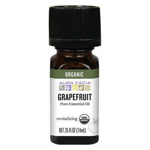 Aura Cacia, Essential Oil, Grapefruit 0.25 oz Aura Cacia