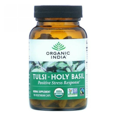 Organic India, Tulsi Holy Basil, 90 Vcaps Organic India