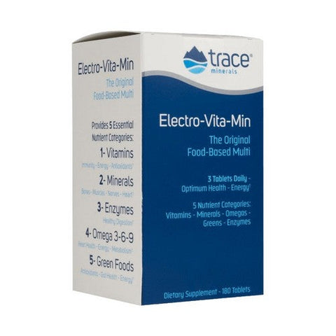 Trace Minerals, Electro-Vita-Min, 180 Tabs Trace Minerals
