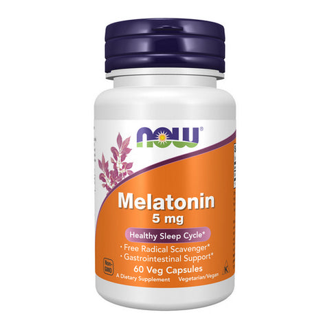 Now Foods, Melatonin, 5 mg, 60 Vcaps Now Foods