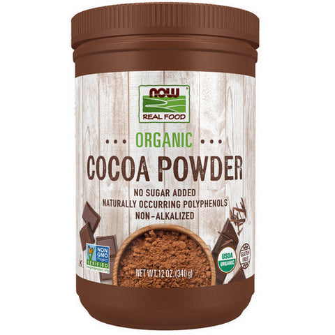 Now Foods, Organic Cocoa Powder, 12 oz Now Foods