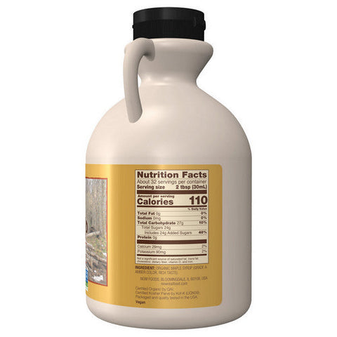 Now Foods, Maple Syrup Organic, Grade A 32 oz Now Foods