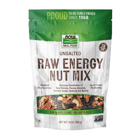 Now Foods, Raw Energy Nut Mix, Unsalted 16 Oz Now Foods