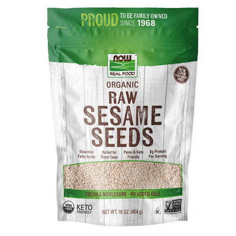Now Foods, Organic Sesame Seeds, 1 lb Now Foods