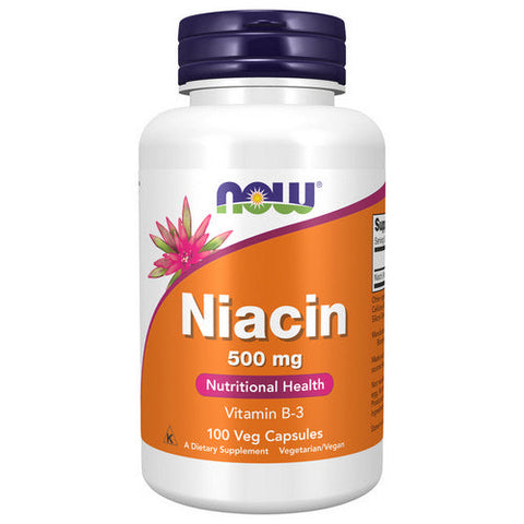 Now Foods, Niacin, 500Mg, 100 Caps Now Foods