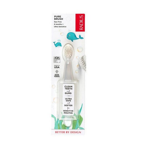 Radius, Toothbrush Baby 6 Plus Months Ultra Soft, Ultra Soft Radius