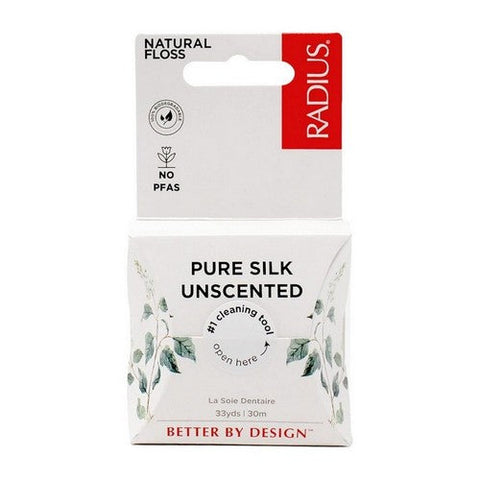 Radius, Pure Silk Unscented Natural Floss, 30 meters