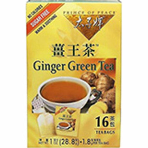Prince Of Peace, Ginger Green Tea, 16 bags Prince Of Peace