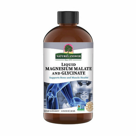 Nature's Answer, Liquid Magnesium Glycinate, Natural Tangerine Flavor, 16 Oz Nature's Answer