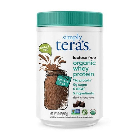 Tera's Whey, Whey Protein, Dark Chocolate/Organic 12 Oz Tera's Whey