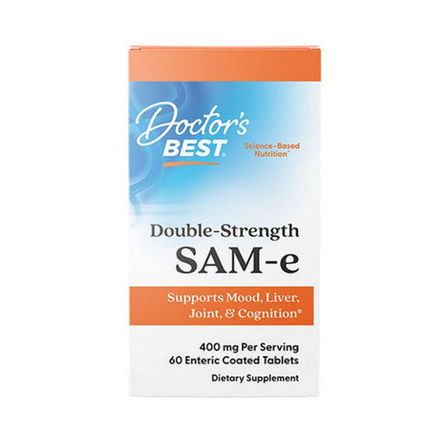 Doctors Best, SAM-e Double-Strength, 400 Mg, 60 Enteric Coated Tablets Doctors Best