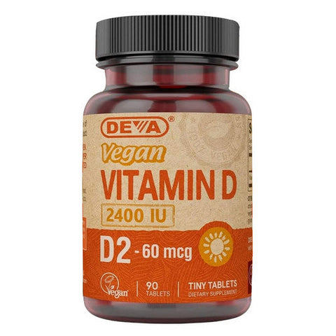 Deva Nutrition, Vegan Vitamin D, 800 IU, 90 tabs Deva Nutrition