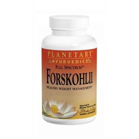 Planetary Ayurvedics, Forskohlii Full Spectrum, 130 mg, 60 caps Planetary Ayurvedics