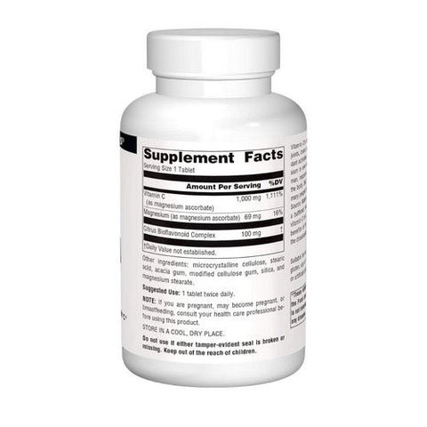 Source Naturals, Magnesium Ascorbate, 1000 MG, 120 tabs Source Naturals